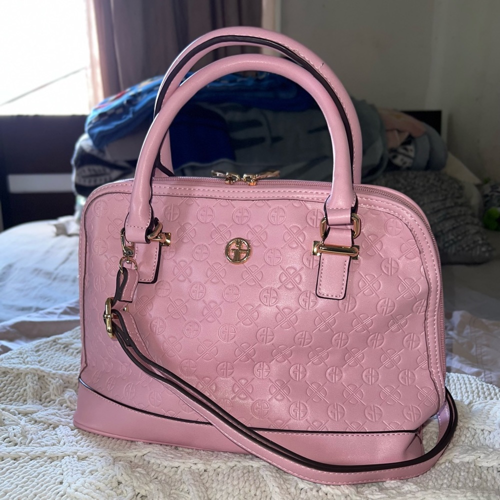 GIANI BERNINI
Debossed Signature Dome Satchel, Created